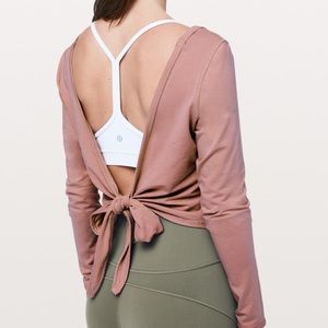 Lululemon Long Sleeve Tie Top